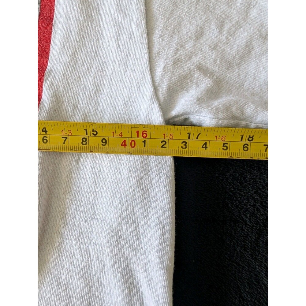Bucking Bulls Cowboy T Shirt Short Sleeve Tee Youth M 10-12 White Red Cotton - Picture 6 of 11
